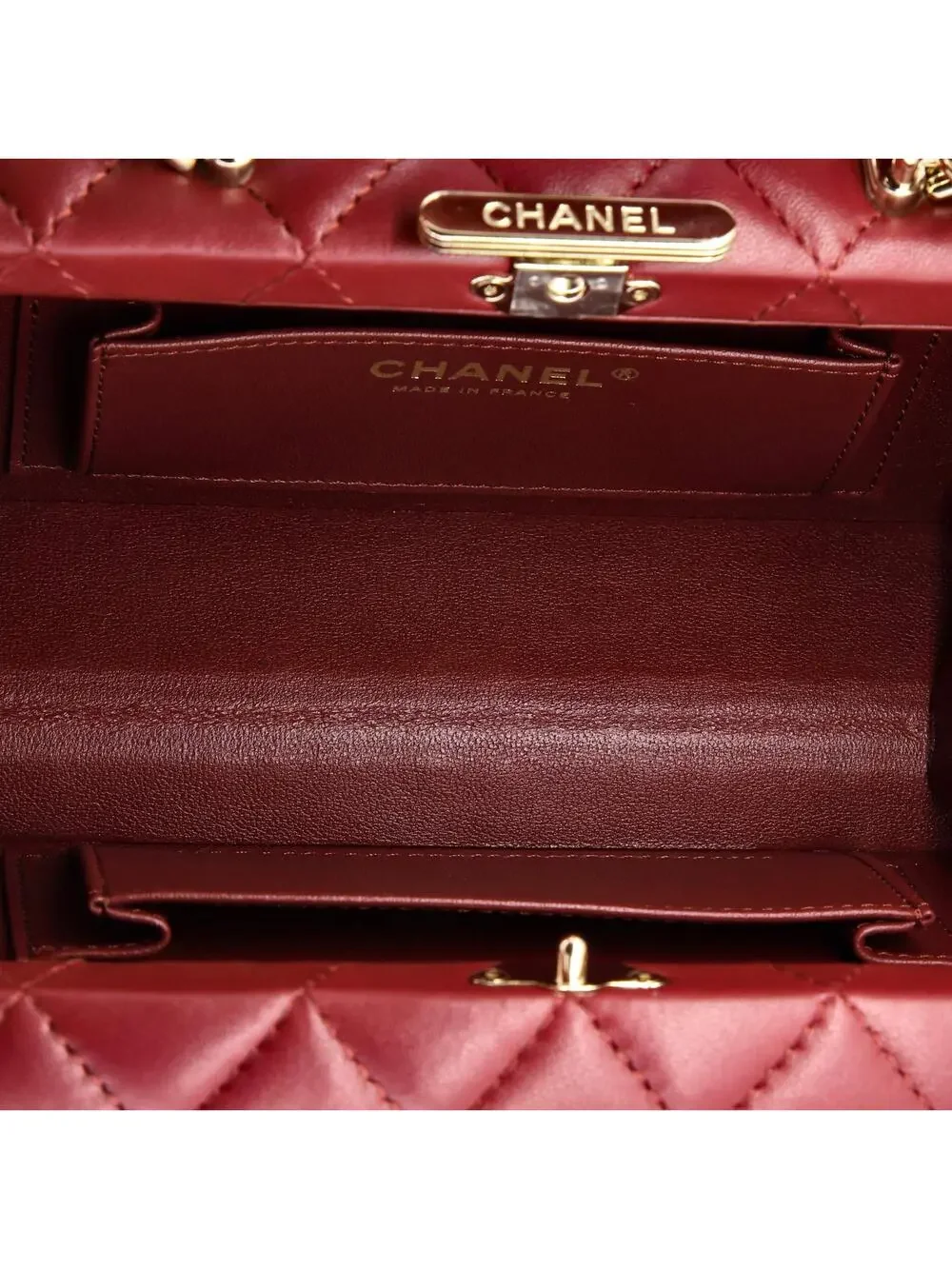 Chanel Top Handle Box Bag Quilted #248395C47B